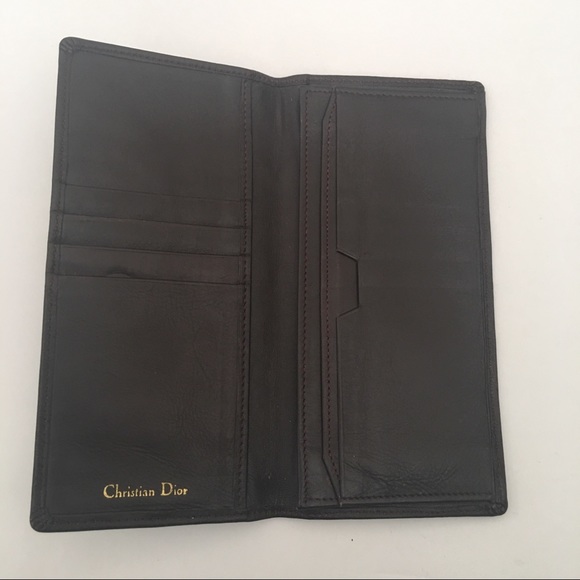 Christian Dior Dark Brown Wallet Unisex - Picture 4 of 5